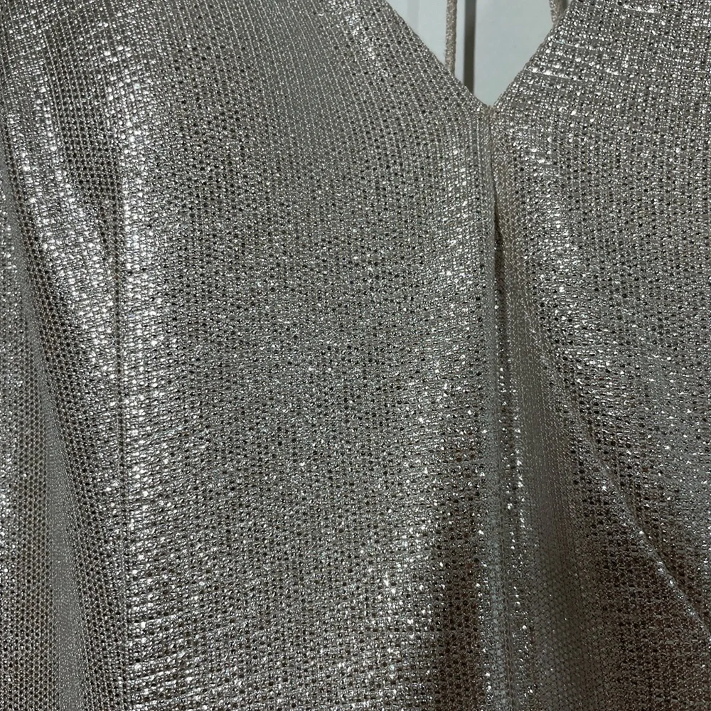 Aidan Mattox Silver Column Dress size 14 NWT - Picture 7 of 13